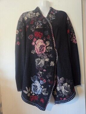 IVKO Floral Brocade Wool Cardigan